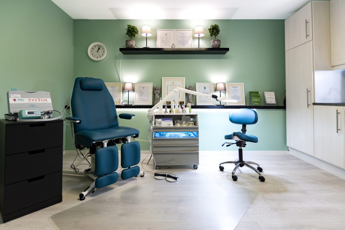 medicinsk fotvård klinik